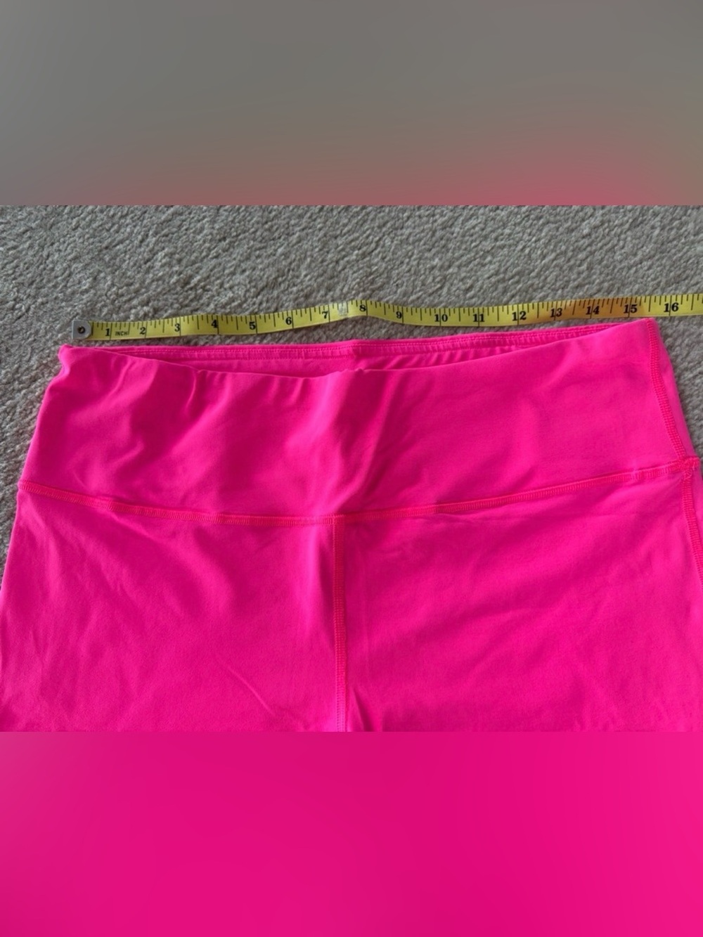 High-Rise Hot Pink Women's Stretch workout gym yoga pants xl - Picture 8 of 8